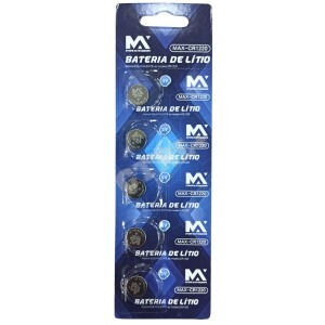 BATERIA CR1220 - C/ 5 UN. (MAXMIDIA)