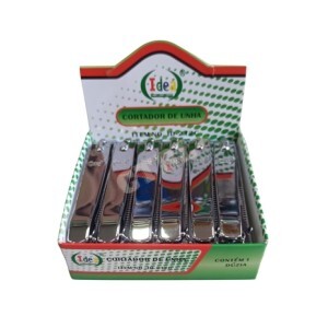 CORTADOR DE UNHA GRANDE BOX C/ 12 UN.