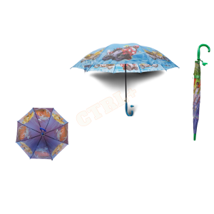 GUARDA CHUVA INFANTIL C/ APITO 50CM AUT (8 VARETAS) MASCULINO ESTAMPADO