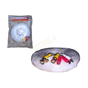 CABO PRONTO PARA CÂMERA COM CONECTORES BNC E P4 ALIMENTAÇÃO 50M