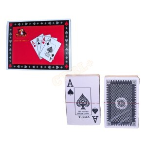 BARALHO DE PLÁSTICO (VERMELHO) TUCAA