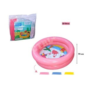 PISCINA INFLÁVEL INFANTIL 2 ANÉIS 33 L (CAERUS)