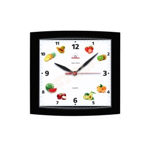 RELÓGIO DE PAREDE QUADRADO (FRUTAS TEMÁTICAS)