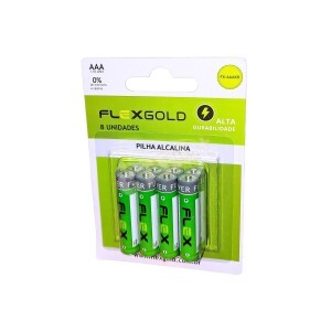 PILHA AAA (3A) ALCALINA C/ 08 UN.
