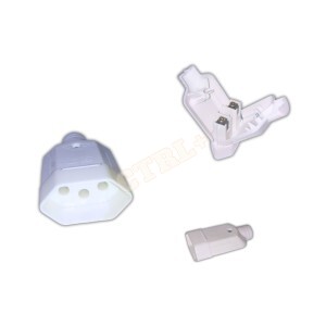 PLUG TOMADA TRIPOLAR FÊMEA (10A)