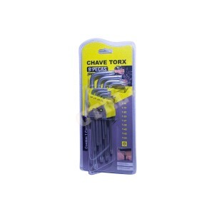 CONJUNTO DE CHAVE TORX 9 PCS (M)