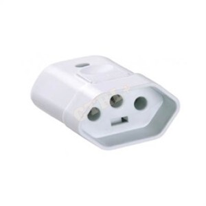 PLUG TOMADA TRIPOLAR FÊMEA (10A)