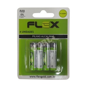 PILHA AAA (3A) ALCALINA C/ 04 UN.