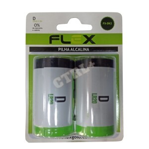 PILHA TIPO D LR20 1.5V C/ 02 UN. (ALCALINA)