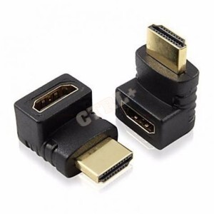 ADP. HDMI 90° GRAUS MACHO X FÊMEA (L)