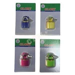 CADEADO 25MM (CAPA COLORIDA) CARTELA