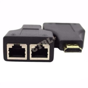 ADP. (EXTENSOR) HDMI C/ 2 RJ45 (30 METROS)